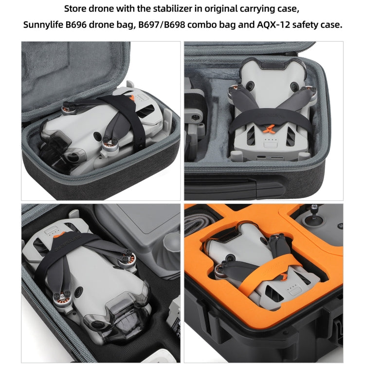 For DJI Mini 4 Pro Sunnylife SJ711 Blade Holder Fixed Propeller Fixer Guard(Black) by Sunnylife