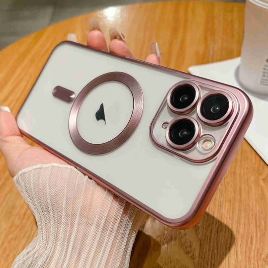For iPhone 11 Pro Max MagSafe Magnetic Frosted TPU Phone Case(Pink) - iPhone 11 Pro Max Cases by buy2fix | Online Shopping UK | buy2fix