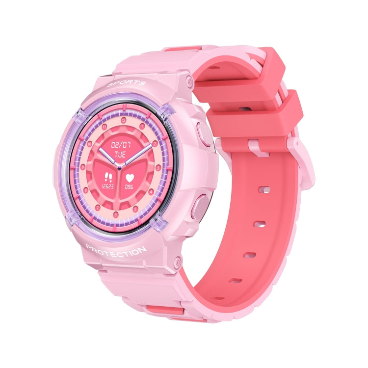 HT19 1.2 inch Round Screen IP68 Children Smart Watch, Support Sleep Monitoring(Pink) by buy2fix
