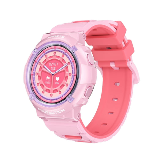HT19 1.2 inch Round Screen IP68 Children Smart Watch, Support Sleep Monitoring(Pink) by buy2fix