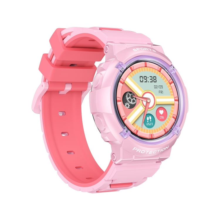 HT19 1.2 inch Round Screen IP68 Children Smart Watch, Support Sleep Monitoring(Pink) by buy2fix