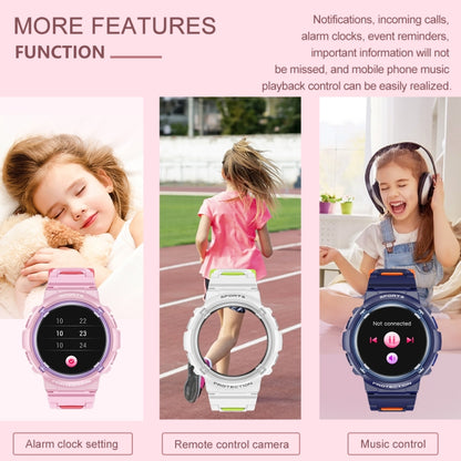 HT19 1.2 inch Round Screen IP68 Children Smart Watch, Support Sleep Monitoring(Pink) by buy2fix