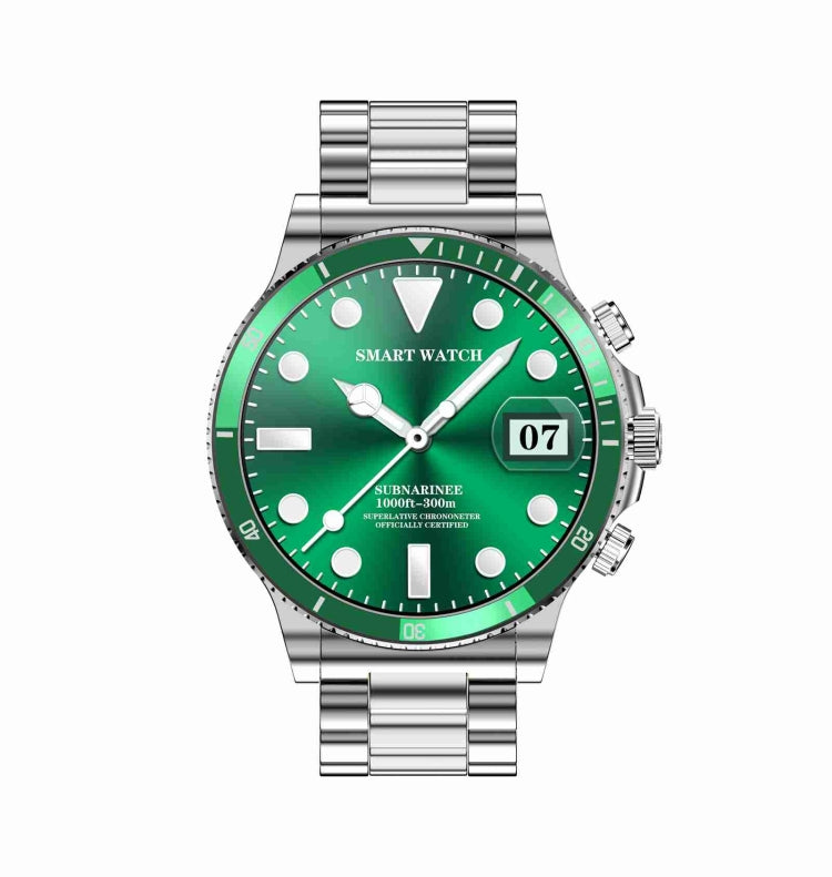 L67 Pro 1.53 inch Steel Band Smart Watch, Support Sleep / Heart Rate Monitoring(Silver) by buy2fix