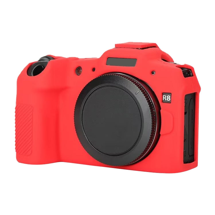 For Canon EOS R8 Soft Silicone Protective Case(Red) by buy2fix