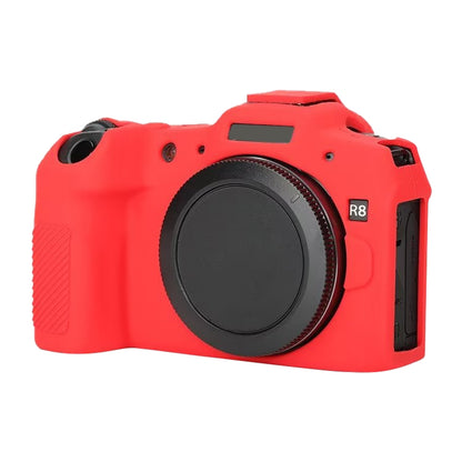 For Canon EOS R8 Soft Silicone Protective Case(Red) by buy2fix