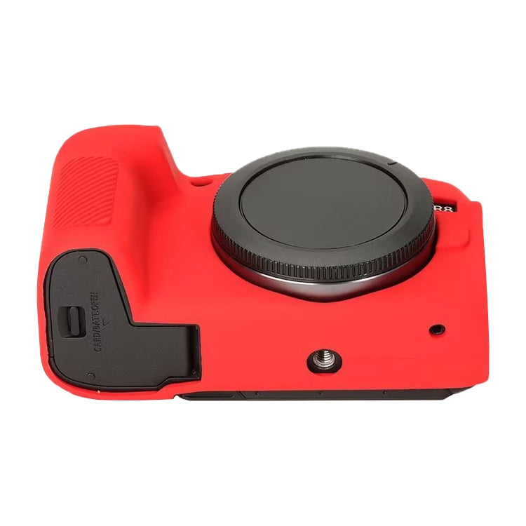 For Canon EOS R8 Soft Silicone Protective Case(Red) by buy2fix