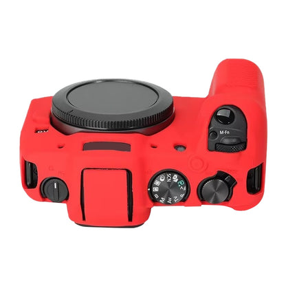 For Canon EOS R8 Soft Silicone Protective Case(Red) by buy2fix