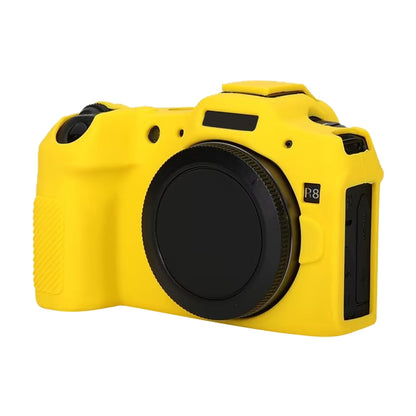 For Canon EOS R8 Soft Silicone Protective Case(Yellow) by buy2fix