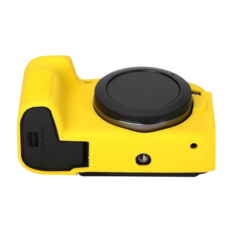 For Canon EOS R8 Soft Silicone Protective Case(Yellow) by buy2fix