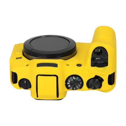 For Canon EOS R8 Soft Silicone Protective Case(Yellow) by buy2fix