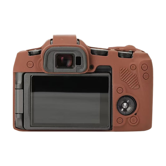 For Canon EOS R8 Soft Silicone Protective Case(Coffee) by buy2fix