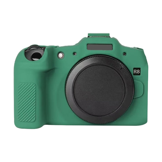 For Canon EOS R8 Soft Silicone Protective Case(Green) by buy2fix