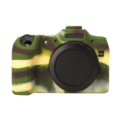 For Canon EOS R8 Soft Silicone Protective Case(Camouflage) by buy2fix