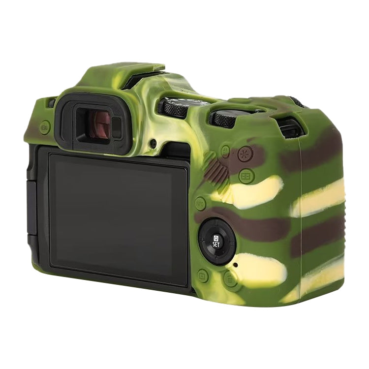 For Canon EOS R8 Soft Silicone Protective Case(Camouflage) by buy2fix