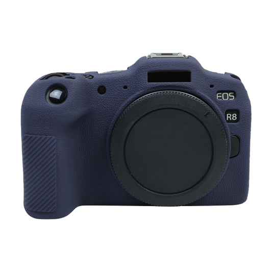 For Canon EOS R8 Soft Silicone Protective Case(Dark Blue) by buy2fix