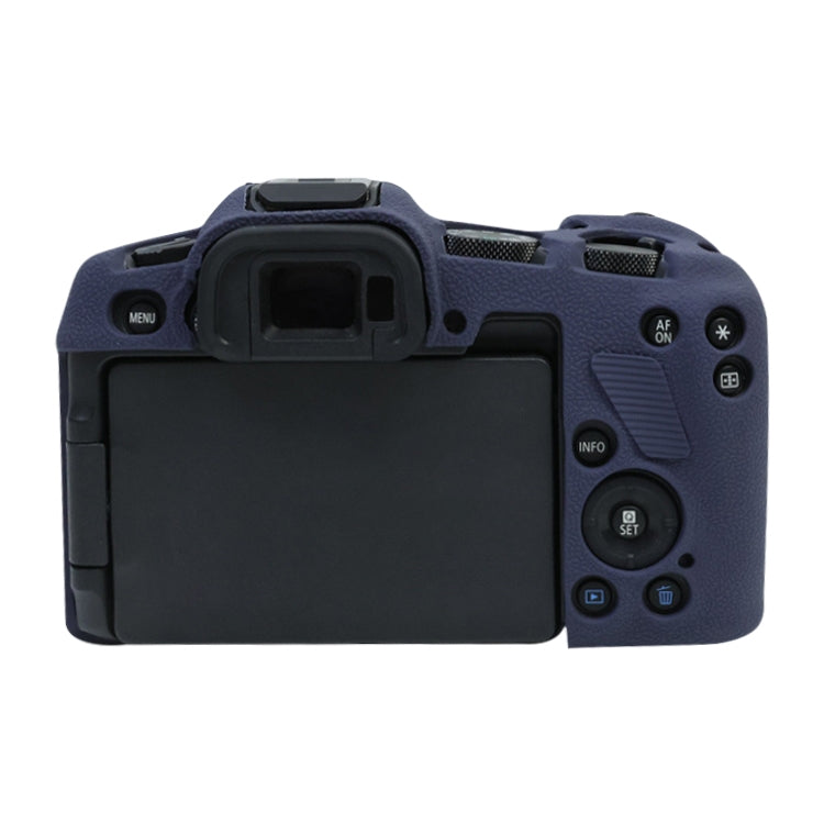 For Canon EOS R8 Soft Silicone Protective Case(Dark Blue) by buy2fix