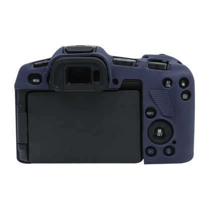 For Canon EOS R8 Soft Silicone Protective Case(Dark Blue) by buy2fix