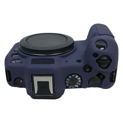 For Canon EOS R8 Soft Silicone Protective Case(Dark Blue) by buy2fix