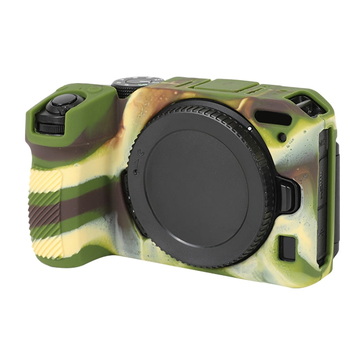 For Nikon Z 30 Soft Silicone Protective Case with Lens Cover(Camouflage) by buy2fix