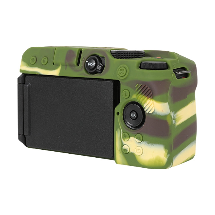 For Nikon Z 30 Soft Silicone Protective Case with Lens Cover(Camouflage) by buy2fix