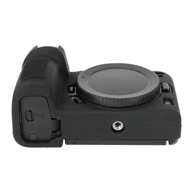 For Nikon Z 30 Soft Silicone Protective Case with Lens Cover(Black) by buy2fix