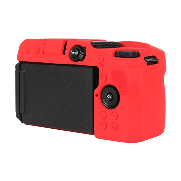 For Nikon Z 30 Soft Silicone Protective Case with Lens Cover(Red) by buy2fix