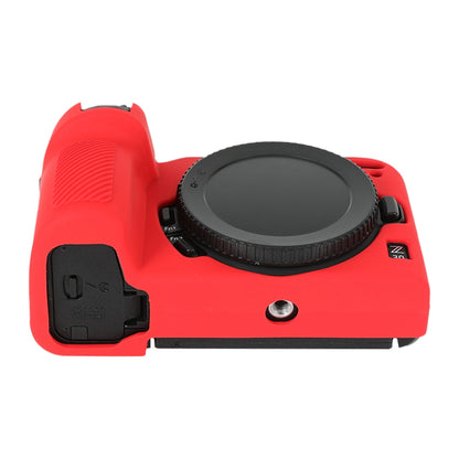 For Nikon Z 30 Soft Silicone Protective Case with Lens Cover(Red) by buy2fix