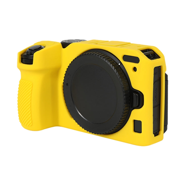 For Nikon Z 30 Soft Silicone Protective Case with Lens Cover(Yellow) by buy2fix