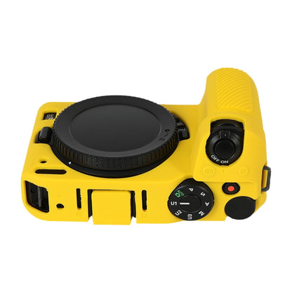 For Nikon Z 30 Soft Silicone Protective Case with Lens Cover(Yellow) by buy2fix
