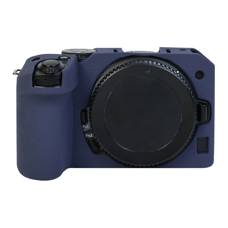 For Nikon Z 30 Soft Silicone Protective Case with Lens Cover(Dark Blue) by buy2fix