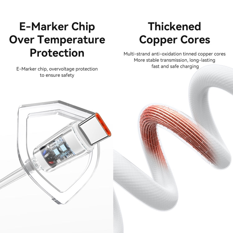 USAMS Type-C To Type-C Aluminum Alloy Clear LED 100W Fast Charge Data Cable, Length:1.2m(Black) - USB-C & Type-C Cable by USAMS | Online Shopping UK | buy2fix