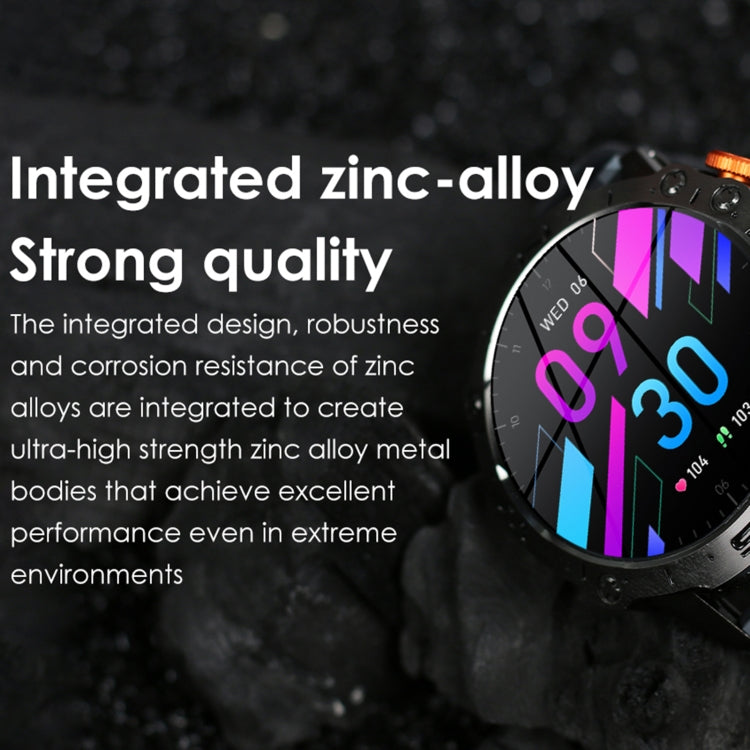 K59 IP67 BT5.0 1.43inch Smart Watch Support Voice Call / Sleep Detection(Orange) by buy2fix