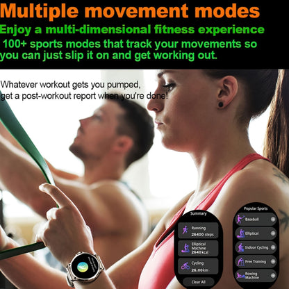 V69 IP68 BT5.0 1.85inch Smart Watch Support Voice Call / Sleep Detection(Silver) by buy2fix