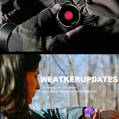 V69 IP68 BT5.0 1.85inch Smart Watch Support Voice Call / Sleep Detection(Silver) by buy2fix