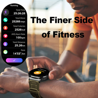 V69 IP68 BT5.0 1.85inch Smart Watch Support Voice Call / Sleep Detection(Silver) by buy2fix