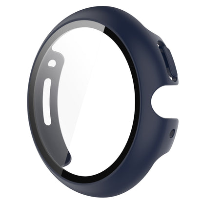 For Google Pixel Watch 2 PC + Tempered Film Integrated Watch Protective Case(Midnight Blue) - Watch Cases by buy2fix | Online Shopping UK | buy2fix