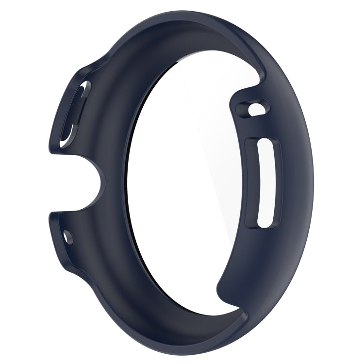For Google Pixel Watch 2 PC + Tempered Film Integrated Watch Protective Case(Midnight Blue) - Watch Cases by buy2fix | Online Shopping UK | buy2fix