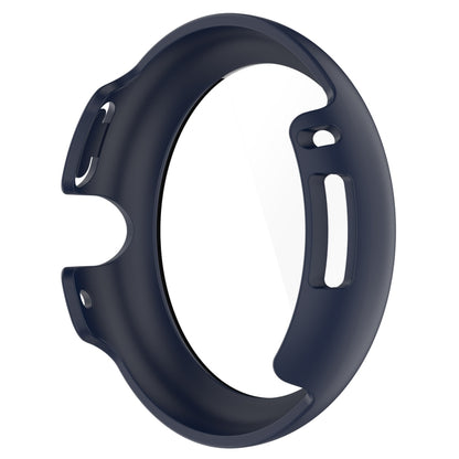 For Google Pixel Watch 2 PC + Tempered Film Integrated Watch Protective Case(Midnight Blue) - Watch Cases by buy2fix | Online Shopping UK | buy2fix