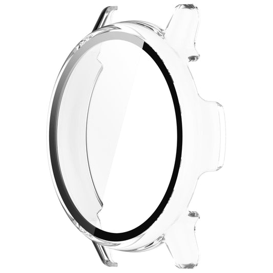 For Garmin vivoactive 5 / Active 5 PC + Tempered Film Integrated Watch Protective Case(Transparent) - Watch Cases by buy2fix | Online Shopping UK | buy2fix