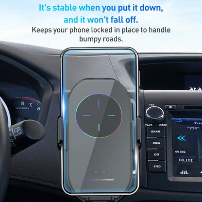 A7s Infrared lnduction Wireless Fast Charging Air Outlet Car Holder by buy2fix