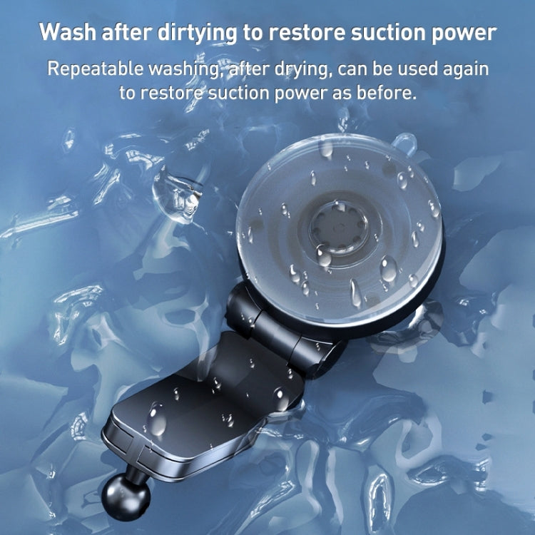 D6 Mechanical Locking Wireless Fast Charging Air Outlet Car Holder, Style:Standard by buy2fix