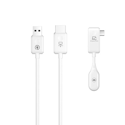 CS7 Wireless HDMI Transmitter Receiver Screen Player Adapter Cable(White) - Wireless Display Dongle by buy2fix | Online Shopping UK | buy2fix