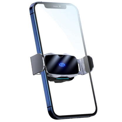 D7 Infrared lnduction Wireless Fast Charging Air Outlet Car Holder(Silver) by buy2fix