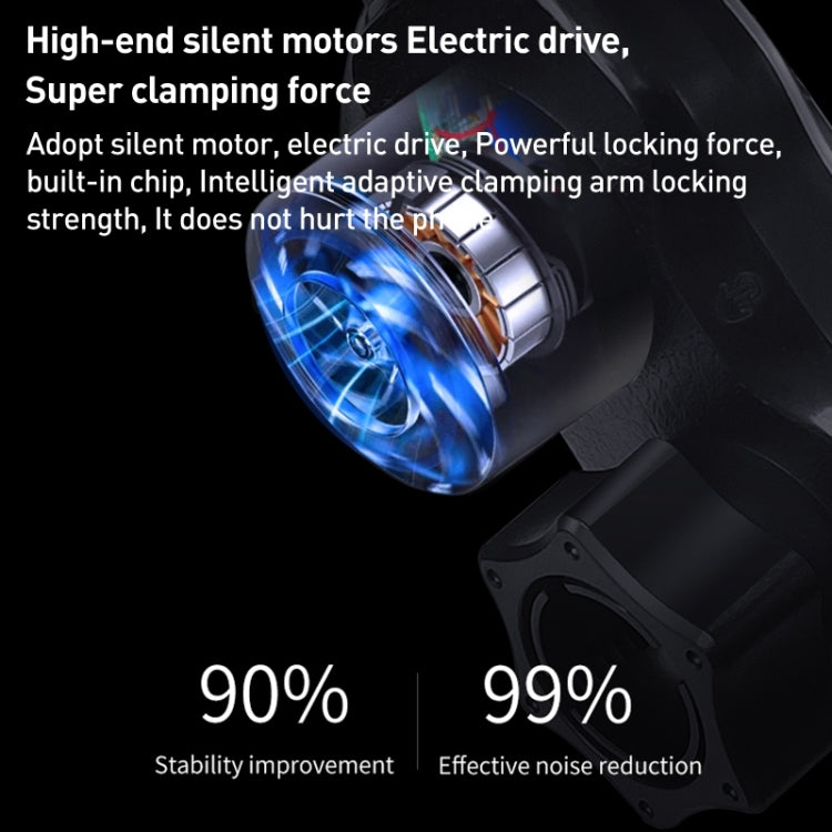 D7 Infrared lnduction Wireless Fast Charging Air Outlet Car Holder(Black) by buy2fix