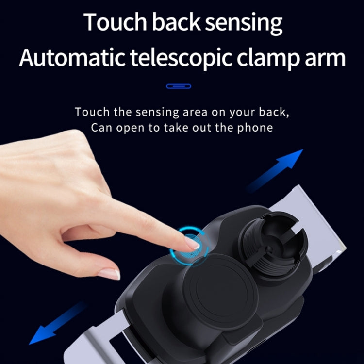 D7 Infrared lnduction Wireless Fast Charging Air Outlet Car Holder(Black) by buy2fix