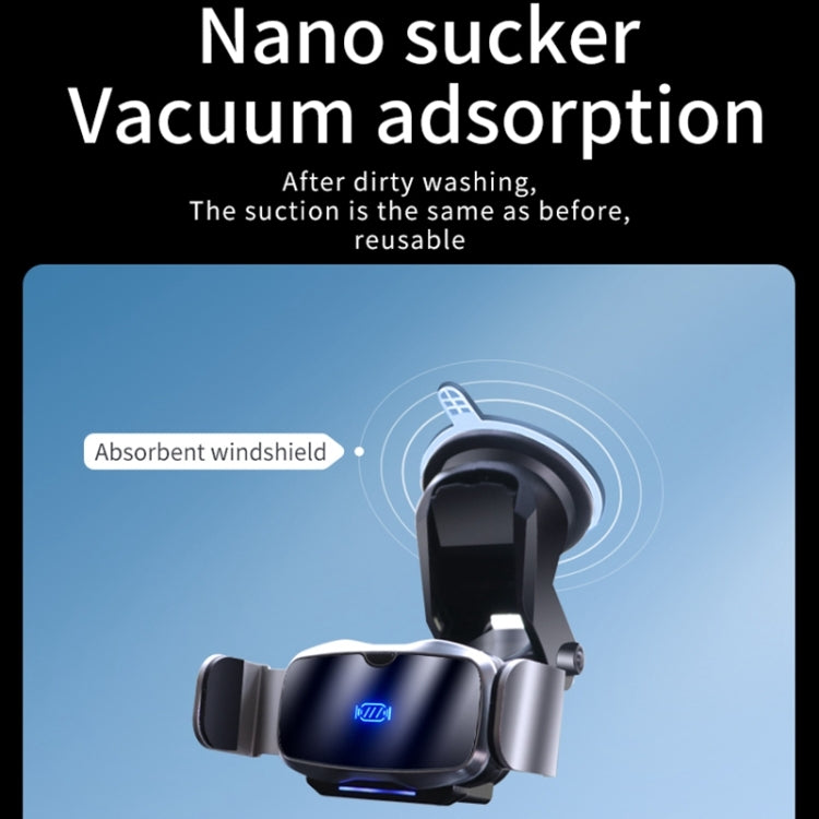 D7 Infrared lnduction Wireless Fast Charging Air Outlet Car Holder(Black) by buy2fix