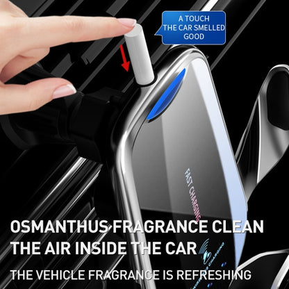 G10 Infrared lnduction Wireless Fast Charging Air Outlet Car Holder(Black) by buy2fix