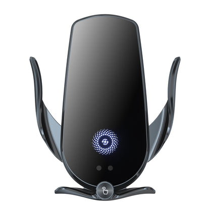 M3 Infrared lnduction Wireless Fast Charging Air Outlet Car Holder(Black) by buy2fix
