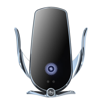 M3 Infrared lnduction Wireless Fast Charging Air Outlet Car Holder(Silver) by buy2fix