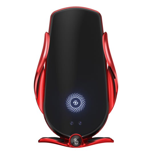 M3 Infrared lnduction Wireless Fast Charging Air Outlet Car Holder(Red) by buy2fix